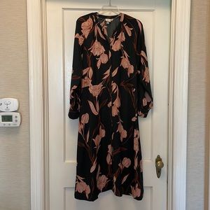 A New Day Floral Midi Dress
